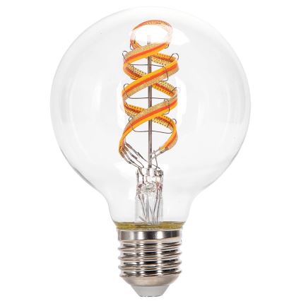 LED RGBW Zatemnitvena žarnica FILAMENT MESH Smart G80 E27/4,9W/230V 2700K - Aigostar
