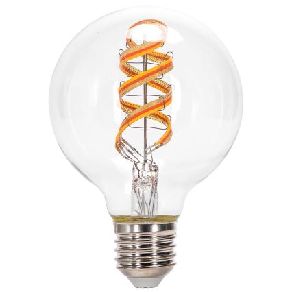 LED RGBW Žarnica FILAMENT G80 E27/4,9W/230V 2700K - Aigostar