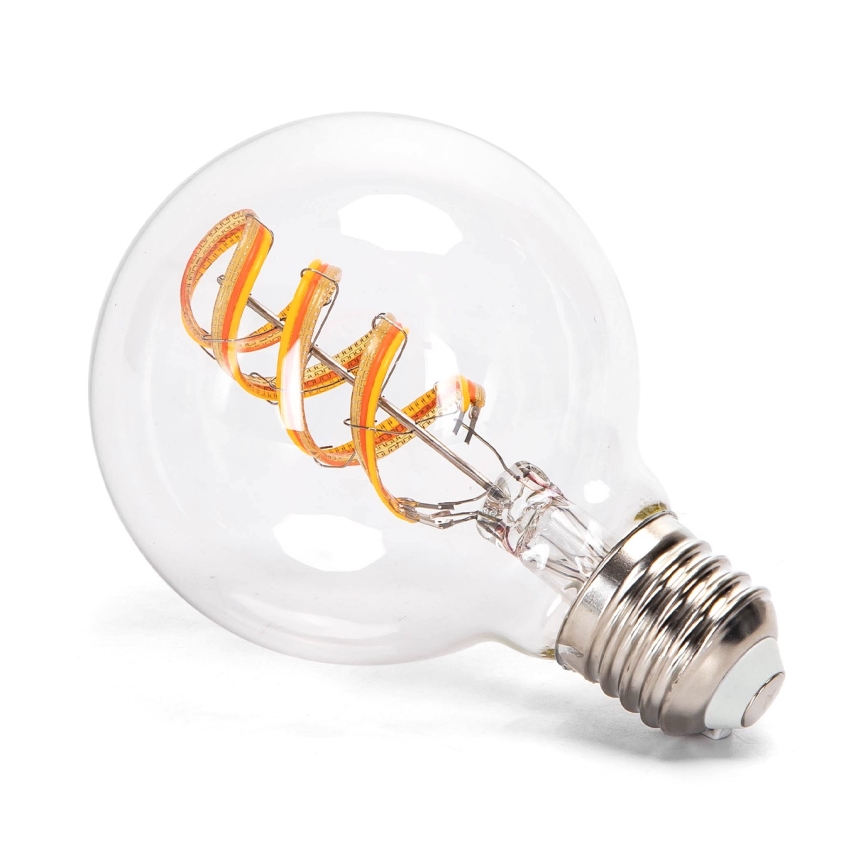 LED RGBW Zatemnitvena žarnica FILAMENT MESH Smart G80 E27/4,9W/230V 2700K - Aigostar