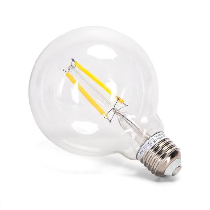 LED RGBW Zatemnitvena žarnica FILAMENT MESH Smart G95 E27/4,9W/230V 2700K - Aigostar