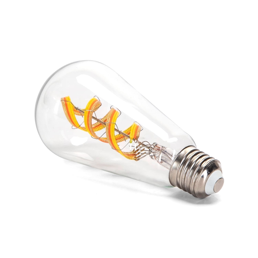 LED RGBW Zatemnitvena žarnica FILAMENT MESH Smart ST64 E27/4,9W/230V 2700K - Aigostar