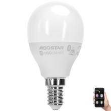 LED RGBW Žarnica G45 E14/4,9W/230V 2700-6500K - Aigostar