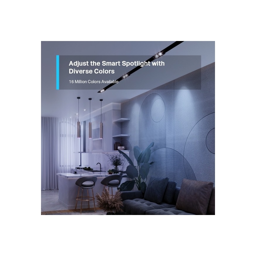 LED RGBW žarnica z možnostjo zatemnitve GU10/3,7W/230V 2200-6500K Wi-Fi - TP-Link