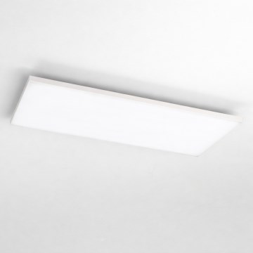 LED RGBW zatemljiv panel za površinsko montažo/13,5W/230V 3000-6500K 29,5x59,5 cm bel + daljinski upravljalnik