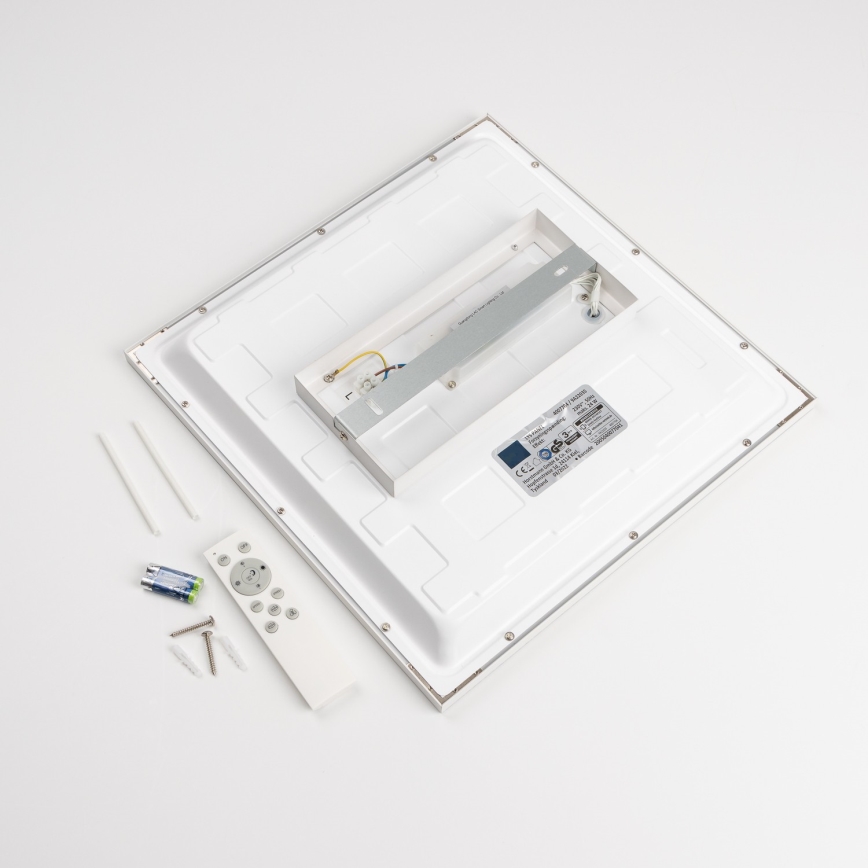 Zatemljiv RGBW LED panel za površinsko montažo LED/22W/230V 2700-6500K 29,5x59,5 cm bel + daljinski upravljalnik