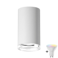 LED RGBW zatemljivo kopalniško točkovno svetilo TURYN 1xGU10/6,5W/230V 2700-6500K Wi-Fi IP44 bela