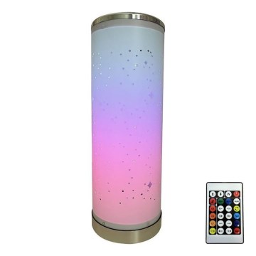 LED RGBW Zatemnitvena namizna svetilka LED/5W/230V + Daljinski upravljalnik