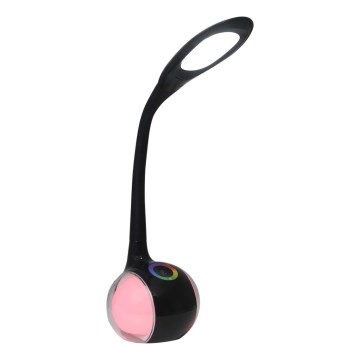 LED RGBW Zatemnitvena namizna svetilka na dotik COSMOS LED/6,5W/230V črna