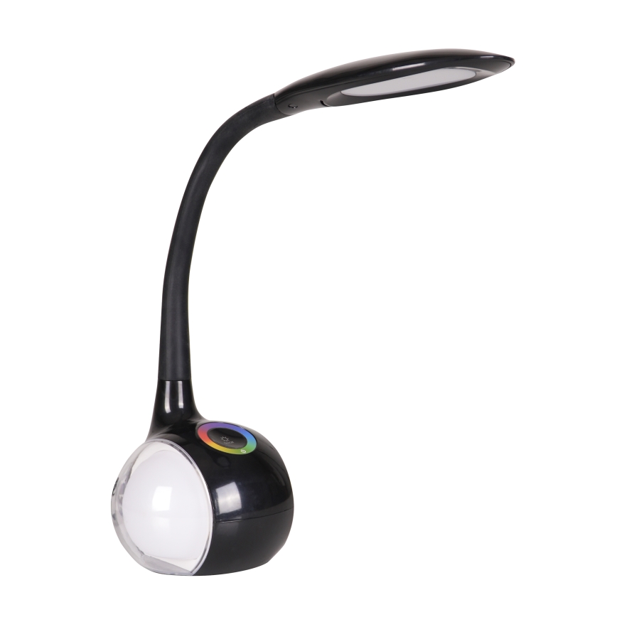LED RGBW Zatemnitvena namizna svetilka na dotik COSMOS LED/6,5W/230V črna