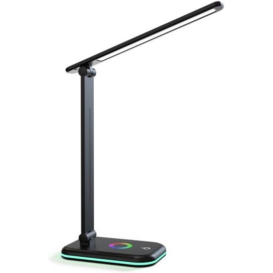 LED RGBW Zatemnitvena namizna svetilka NOBLITE LED/7W/5V 3000/4000/6500K črna