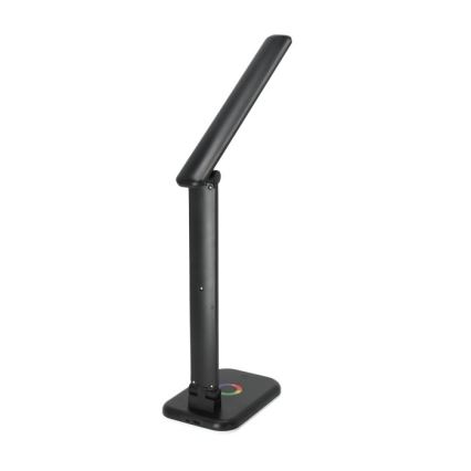 LED RGBW Zatemnitvena namizna svetilka NOBLITE LED/7W/5V 3000/4000/6500K črna