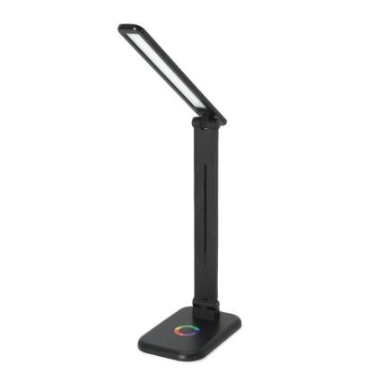 LED RGBW Zatemnitvena namizna svetilka NOBLITE LED/7W/5V 3000/4000/6500K črna