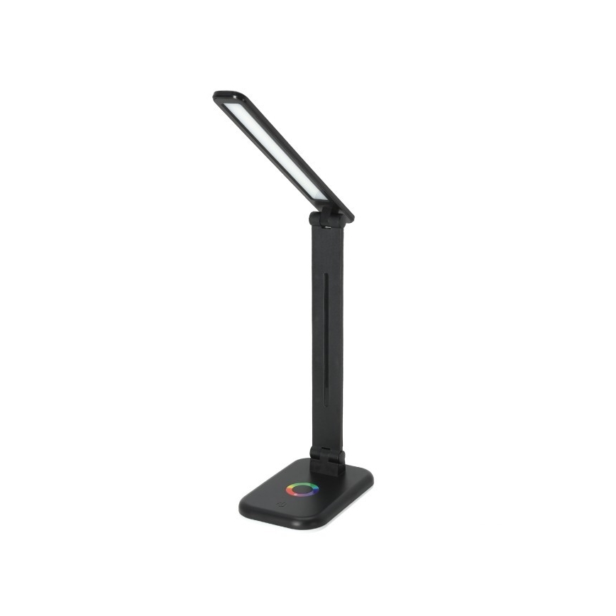 LED RGBW Zatemnitvena namizna svetilka NOBLITE LED/7W/5V 3000/4000/6500K črna