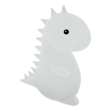 LED RGBW Zatemnitvena otroška svetilka na dotik LED/1W/5V USB 1200 mAh dinozaver