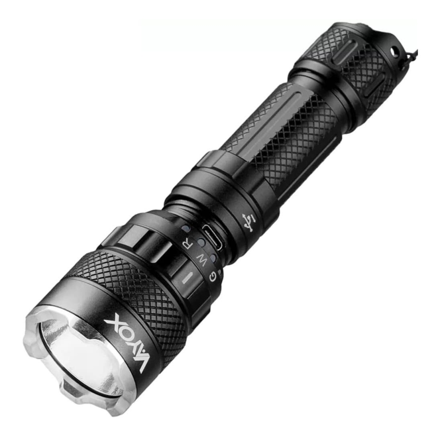 LED RGBW Zatemnitvena polnilna svetilka LED/15W/5V IP66 1500 sijajni 2000 mAh