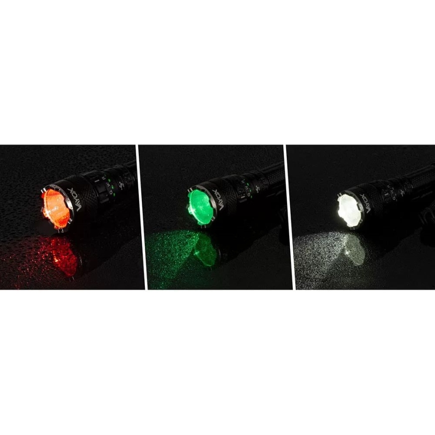 LED RGBW Zatemnitvena polnilna svetilka LED/15W/5V IP66 1500 sijajni 2000 mAh