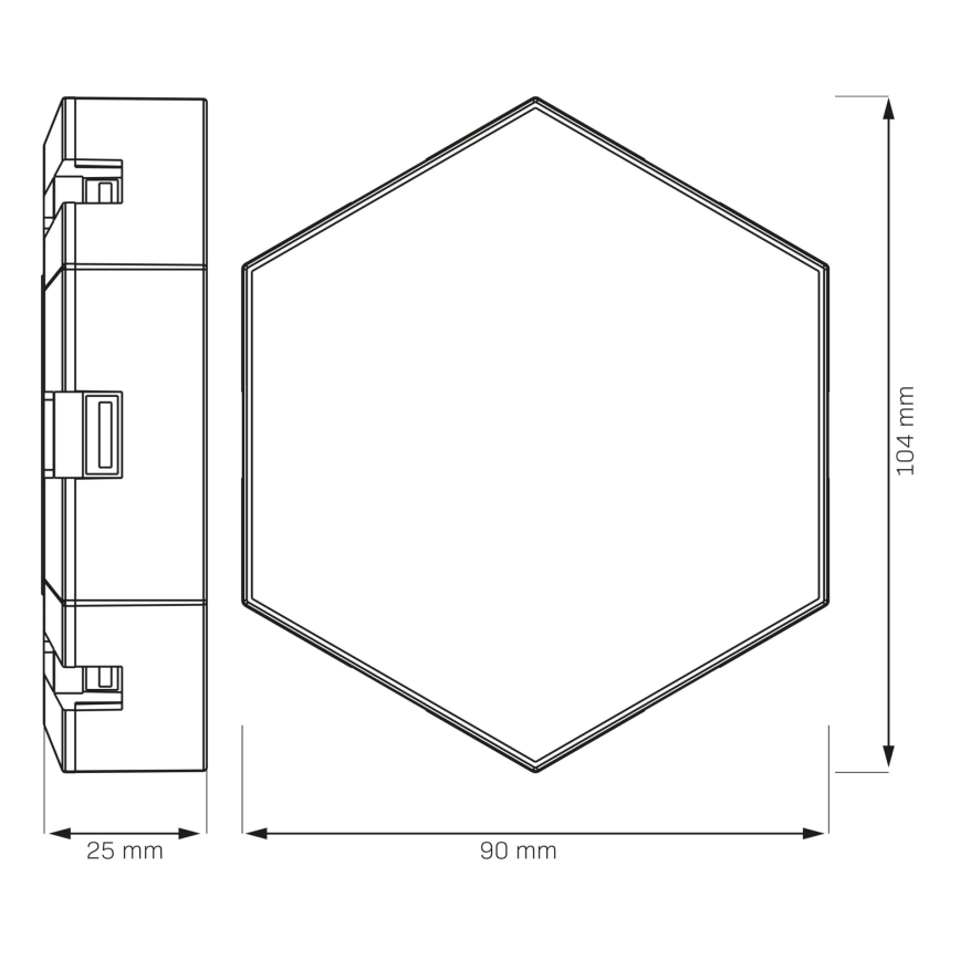 SET 9x LED RGBW Zatemnitvena stenska dekorativna svetilka MAYA LED/1W/230V + Daljinski upravljalnik