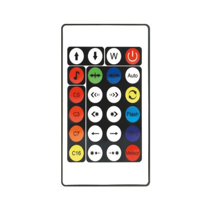 LED RGBW Zatemnitvena stoječa svetilka LOLLY LED/5W/230V + Daljinski upravljalnik