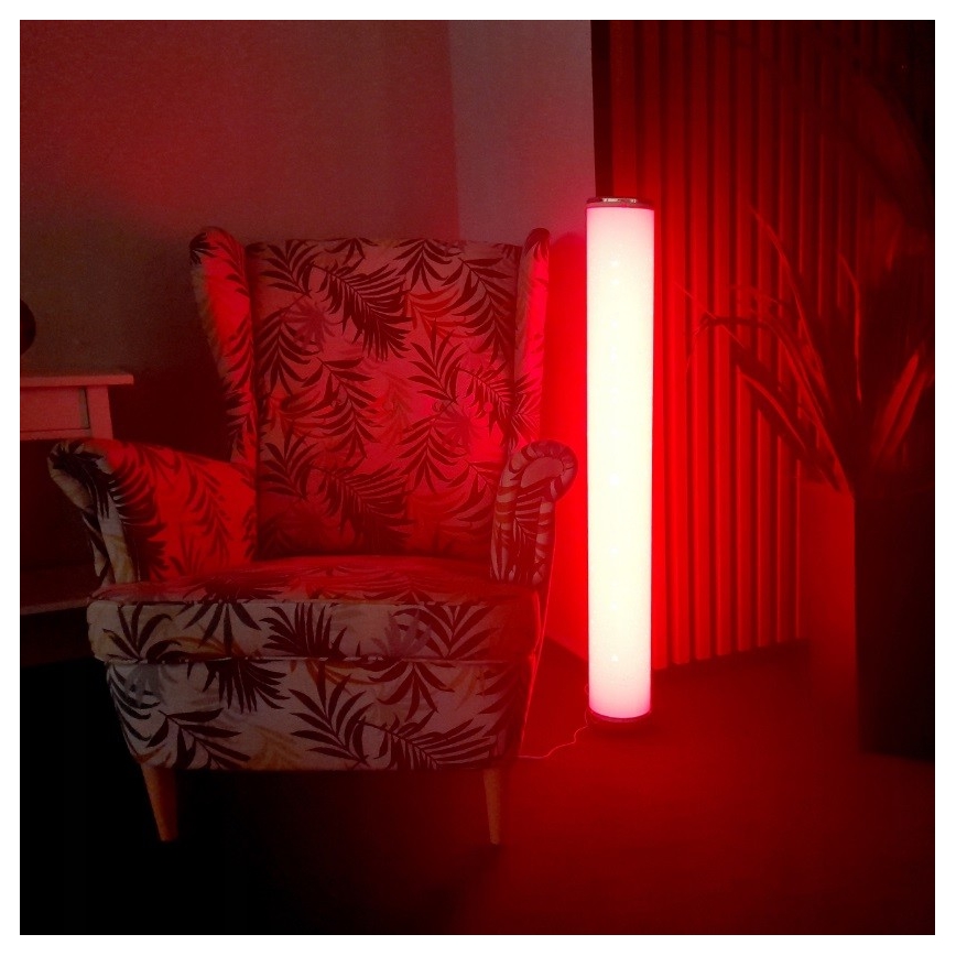 LED RGBW Zatemnitvena talna svetilka STELLA LED/12W/230V + Daljinski upravljalnik