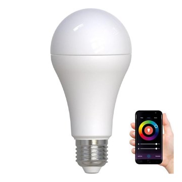 LED RGBW Zatemnitvena žarnica A60 E27/15W/230V 2700-6500K Wi-Fi Tuya