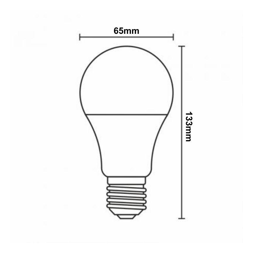 LED RGBW Zatemnitvena žarnica A60 E27/15W/230V 2700-6500K Wi-Fi Tuya