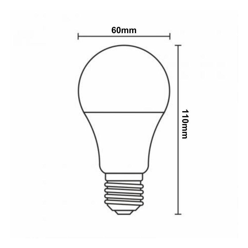 LED RGBW Zatemnitvena žarnica A60 E27/9W/230V 2700-6500K Wi-Fi Tuya