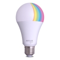 LED RGBW Zatemnitvena žarnica A70 E27/14W/230V 2700-6500K Wi-Fi Tuya