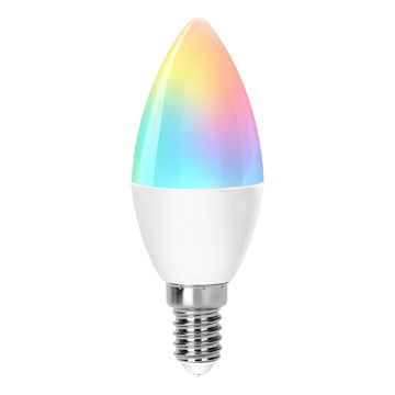 LED RGBW Zatemnitvena žarnica C37 E14/4,9W/230V 2700-6500K - Aigostar