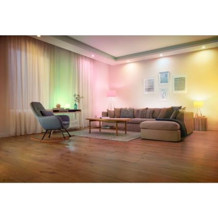 LED RGBW Zatemnitvena žarnica E27/8,5W/230V 2200-6500K CRI 90 Wi-Fi + Daljinski upravljalnik - Reality