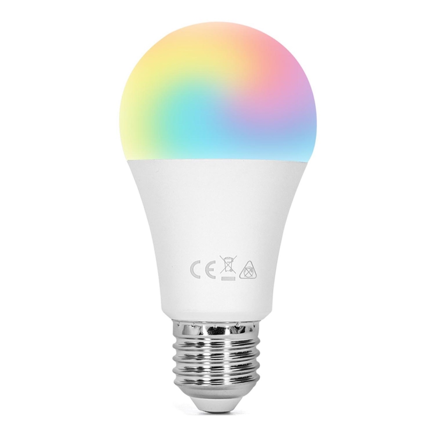 LED RGBW Zatemnitvena žarnica E27/8W/230V 3000K + Daljinski upravljalnik - Aigostar