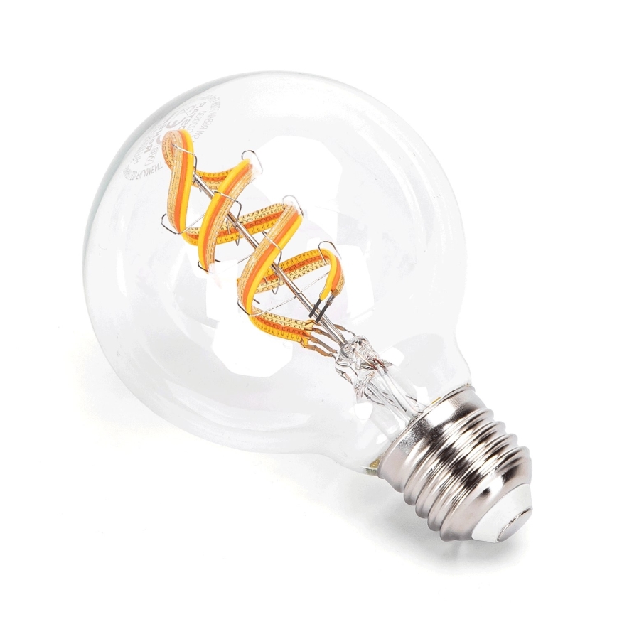 LED RGBW Zatemnitvena žarnica FILAMENT G80 E27/4,9W/230V 2700K Wi-Fi - Aigostar