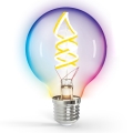 LED RGBW Zatemnitvena žarnica FILAMENT MESH Smart G95 E27/4,9W/230V 2700K - Aigostar
