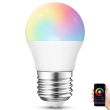 LED RGBW Zatemnitvena žarnica G45 E27/4W/230V 2700-6500K Wi-Fi - Aigostar