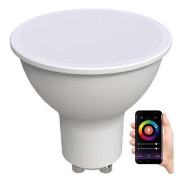 LED RGBW Zatemnitvena žarnica GU10/4,5W/230V 2700-6500K Wi-Fi Tuya