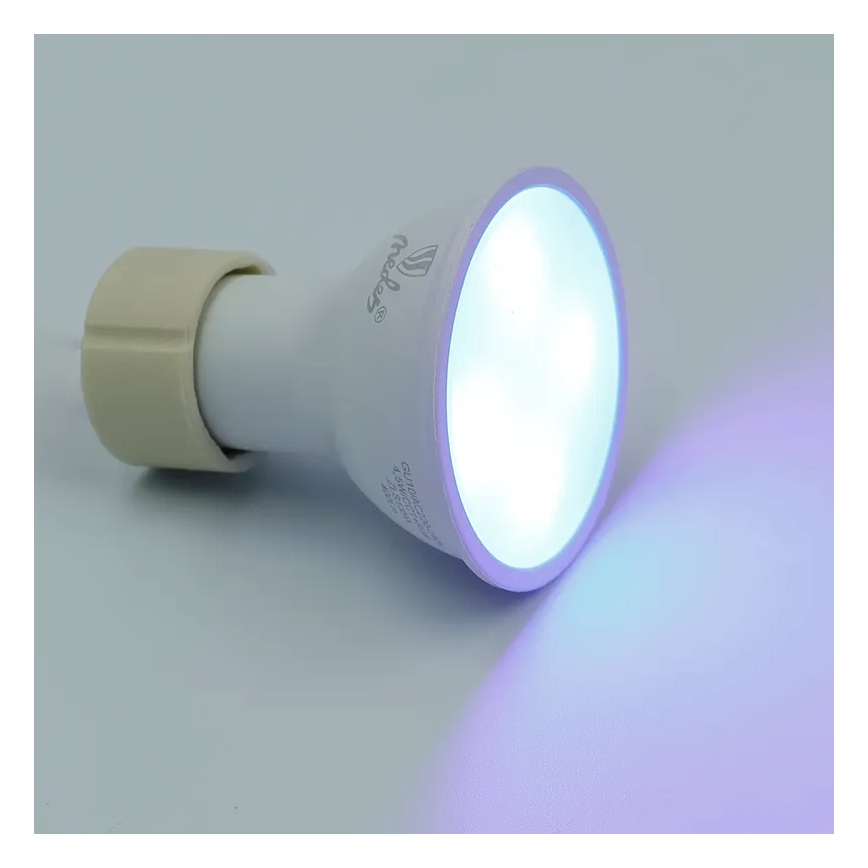 LED RGBW Zatemnitvena žarnica GU10/4,5W/230V 2700-6500K Wi-Fi Tuya