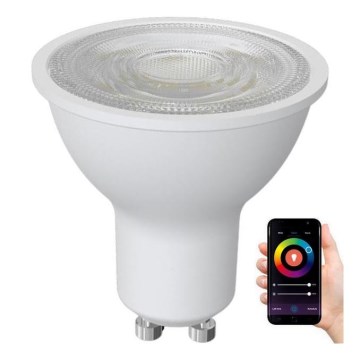 LED RGBW Zatemnitvena žarnica GU10/4,5W/230V 2700-6500K Wi-Fi Tuya
