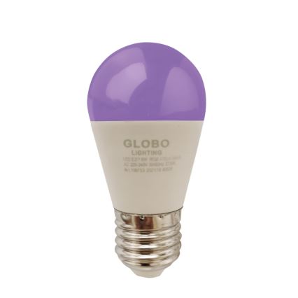 LED RGBW Zatemnitvena žarnica E27/6W/230V 3000K + Daljinski upravljalnik - Globo