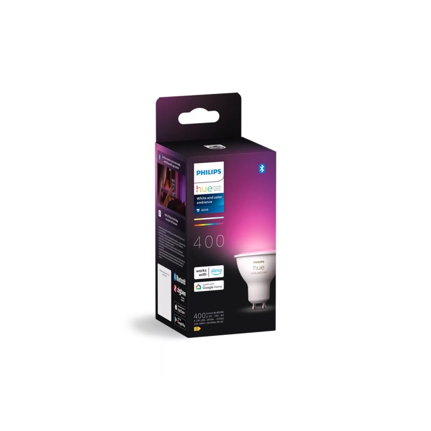 LED RGBW Zatemnitvena žarnica Philips Hue White And Color Ambiance GU10/4,2W/230V 2000-6500K