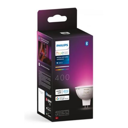 LED RGBW Zatemnitvena žarnica Philips Hue White And Color Ambiance GU5,3/MR16/6,3W/12V 2000-6500K