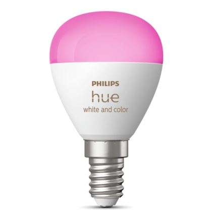 LED RGBW Zatemnitvena žarnica Philips Hue White And Color Ambiance P45 E14/5,1W/230V 2000-6500K