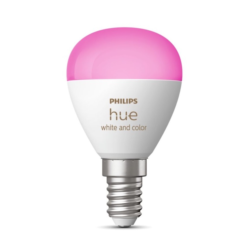 LED RGBW Zatemnitvena žarnica Philips Hue White And Color Ambiance P45 E14/5,1W/230V 2000-6500K