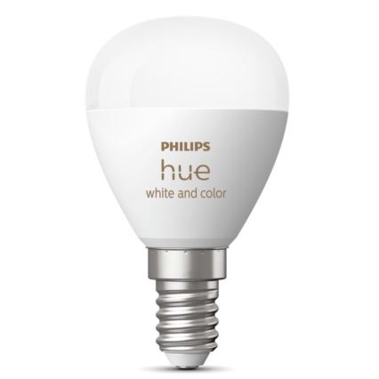 LED RGBW Zatemnitvena žarnica Philips Hue White And Color Ambiance P45 E14/5,1W/230V 2000-6500K