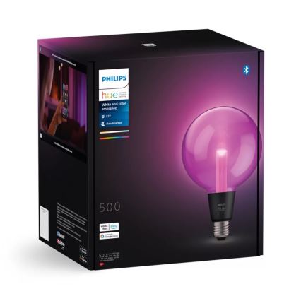 LED RGBW Zatemnitvena žarnica Philips Hue White And Color Ambiance G125 E27/6,8W/230V 2000-6500K