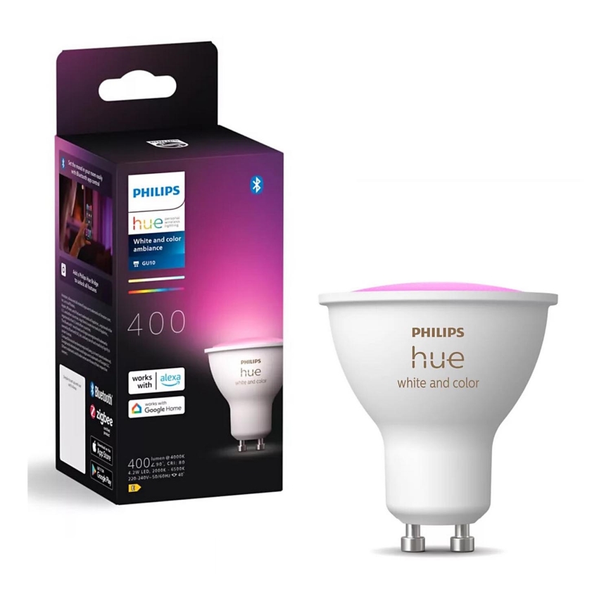 LED RGBW Zatemnitvena žarnica Philips Hue White And Color Ambiance GU10/4,2W/230V 2000-6500K