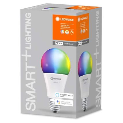 LED RGBW Zatemnitvena žarnica SMART+ E27/14W/230V 2700K-6500K Wi-Fi - Ledvance