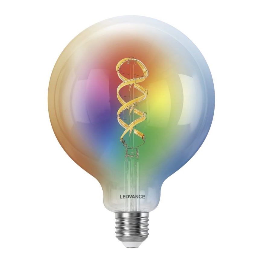 LED RGBW Zatemnitvena žarnica SMART+ FILAMENT E27/4,8W/230V 2700-6500K Wi-Fi - Ledvance