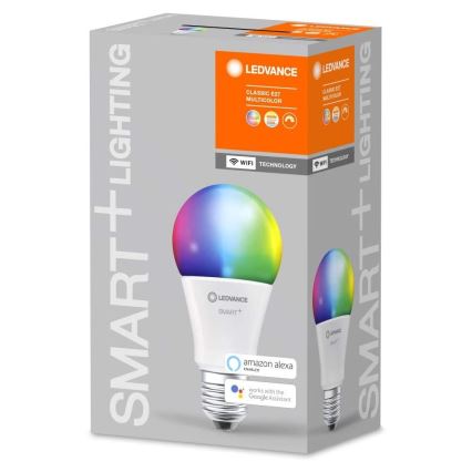 LED RGBW Zatemnitvena žarnica SMART+ E27/9,5W/230V 2700K-6500K Wi-Fi - Ledvance