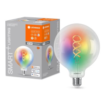 LED RGBW Zatemnitvena žarnica SMART+ FILAMENT E27/4,8W/230V 2700-6500K Wi-Fi - Ledvance