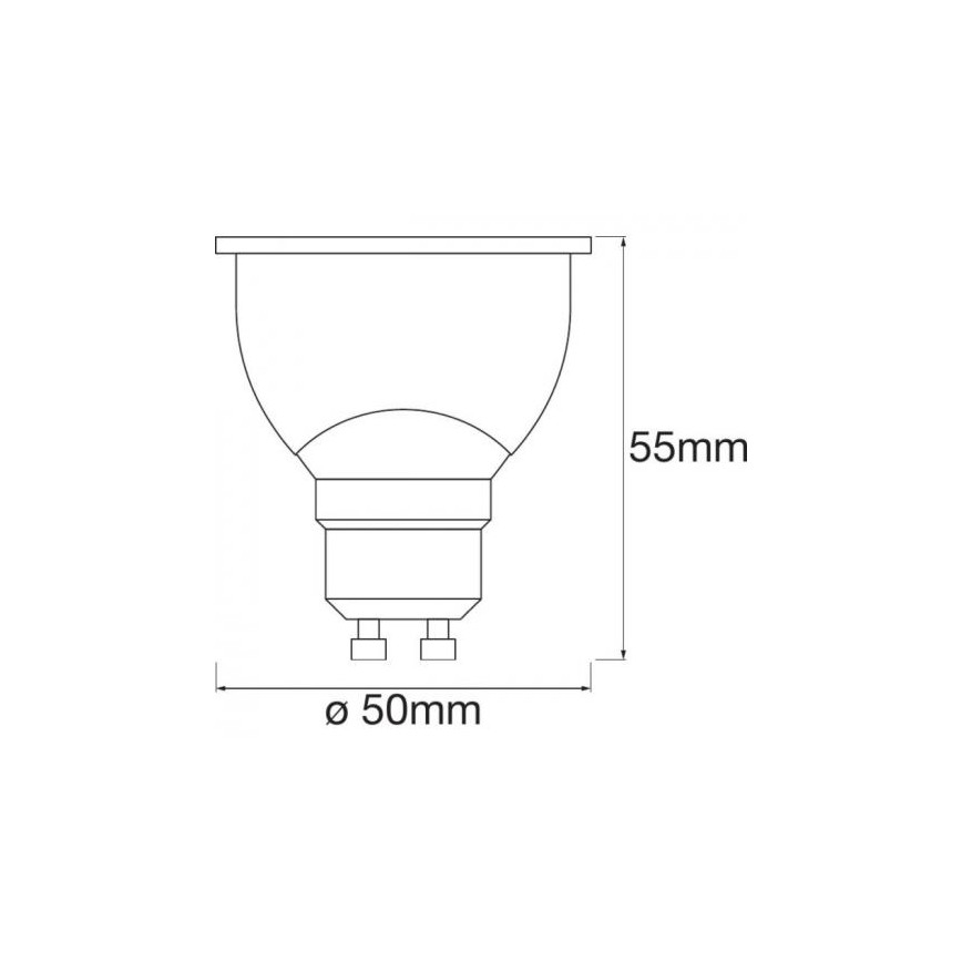 LED RGBW Zatemnitvena žarnica SMART+ GU10/5W/230V 2700K-6500K Wi-Fi - Ledvance