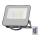 LED RGBW Zatemnitveni reflektor LED/30W/230V IP65 siva + Daljinski upravljalnik